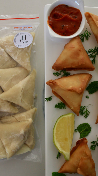 Butter Chicken Samoosas